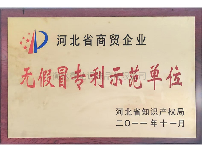 無假冒專利示范單位